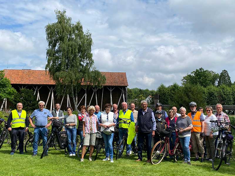 Neustart 2021: Fahrradtour des Heimatvereins Goldenstedt auf dem Ems-Radweg